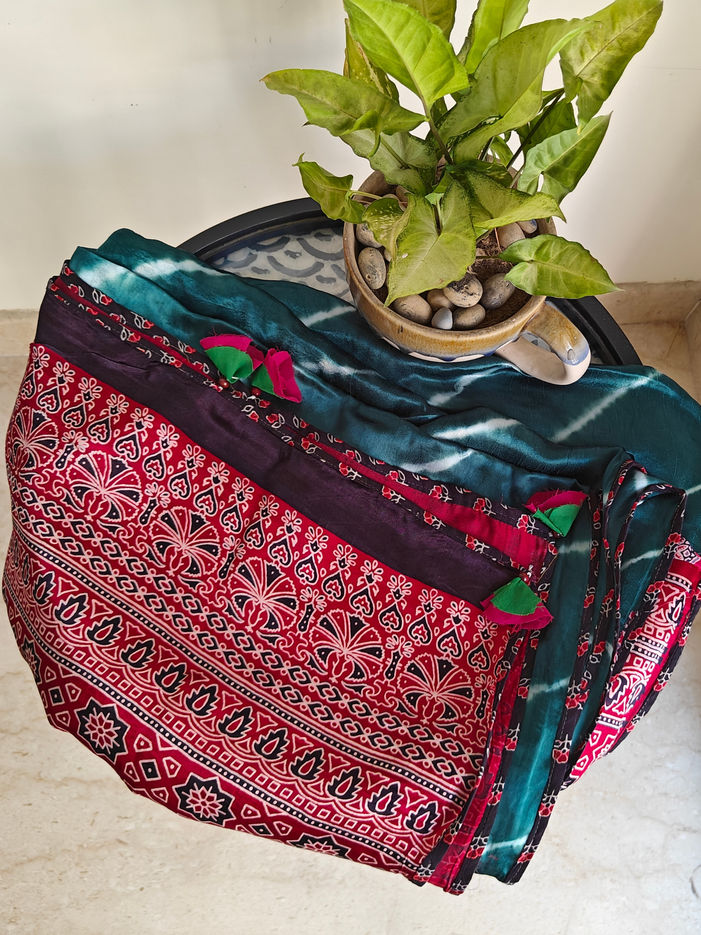 Modal Silk Patchwork Dupatta