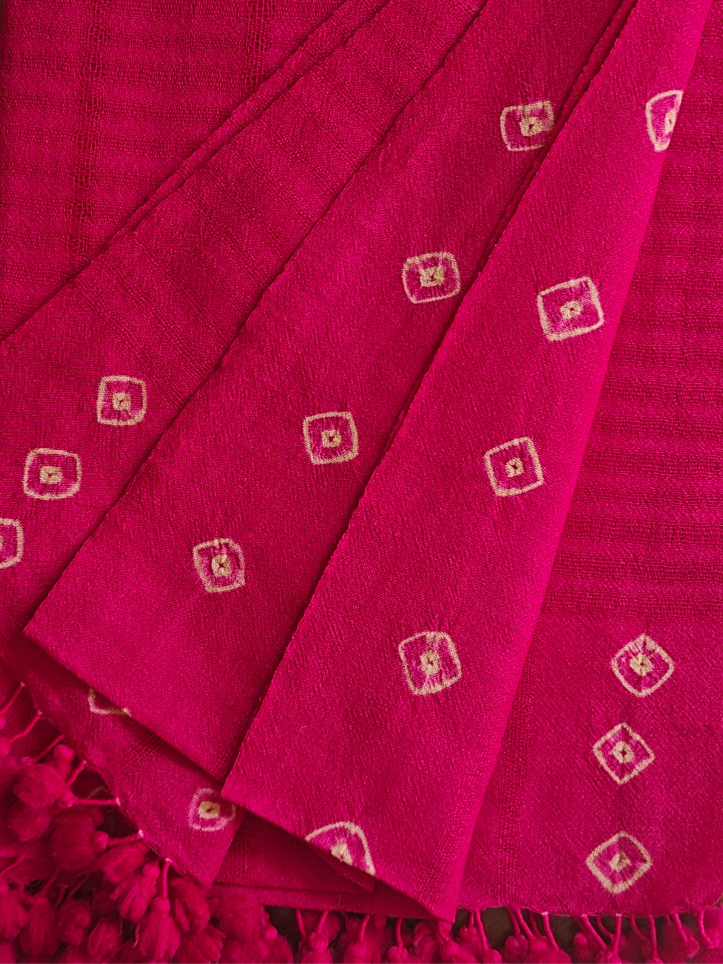 Rani Pink Handwoven Woollen Stole