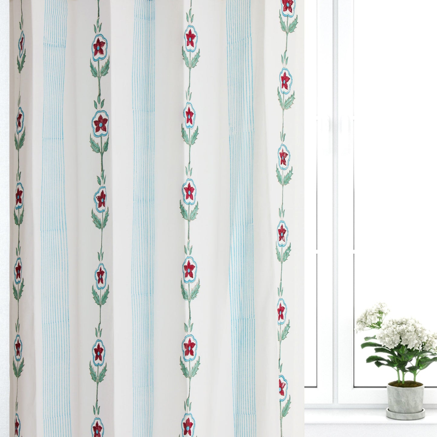 Phool Sitara Curtain (Pair of 2 Curtains)