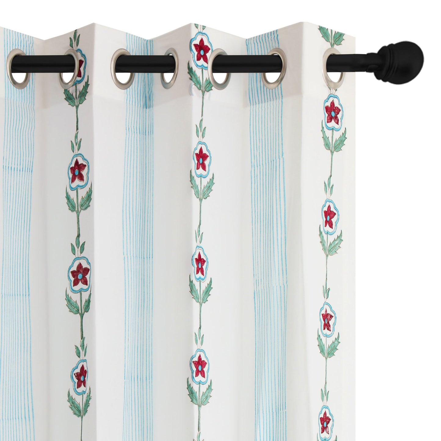 Phool Sitara Curtain (Pair of 2 Curtains)