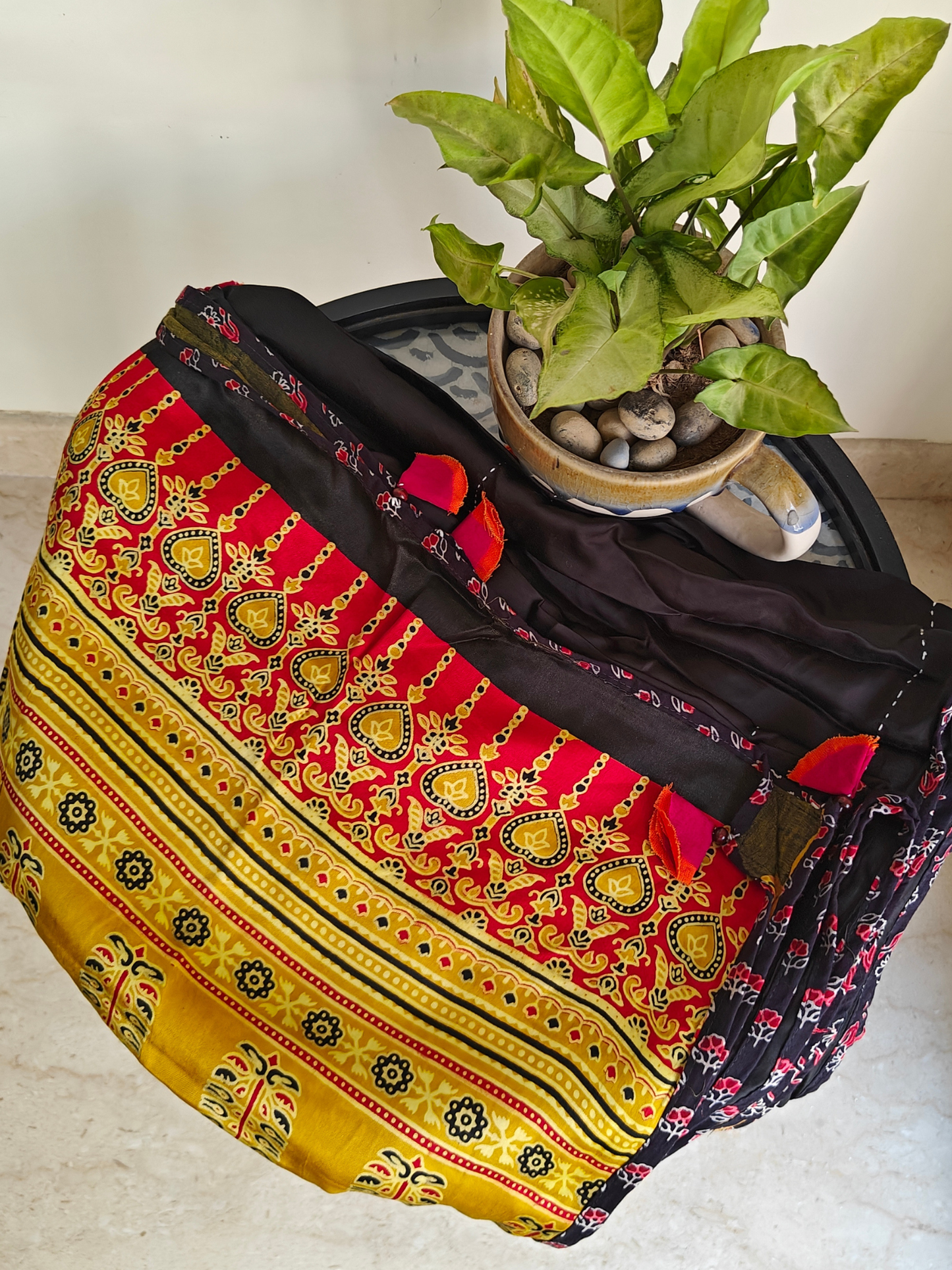 Modal Silk Patchwork Dupatta