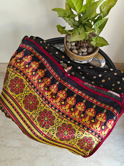 Modal Silk Patchwork Dupatta