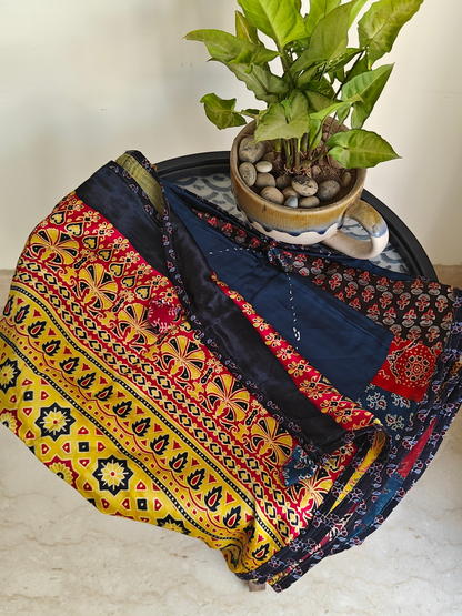 Modal Silk Patchwork Dupatta