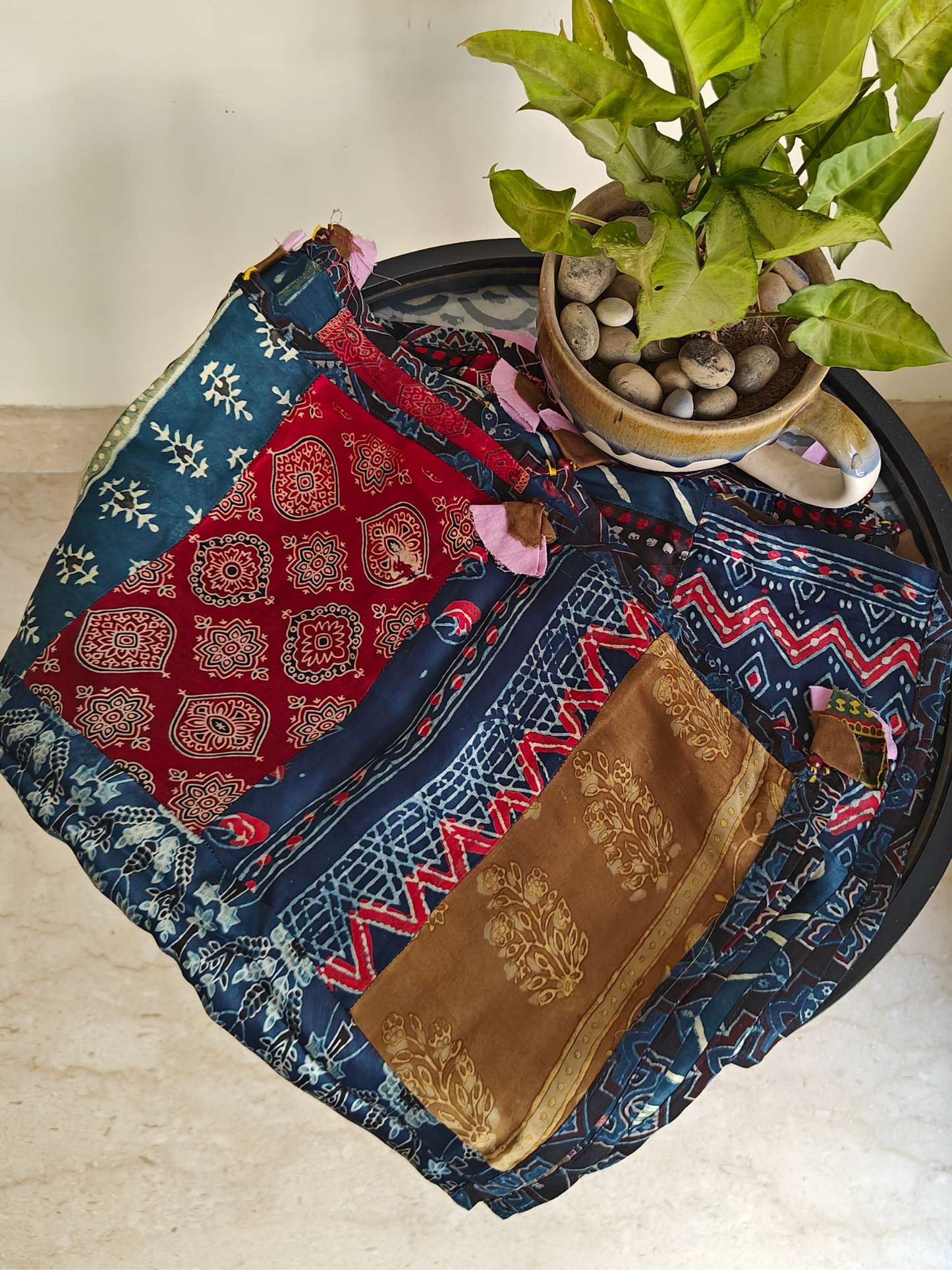 Modal Silk Patchwork Dupatta