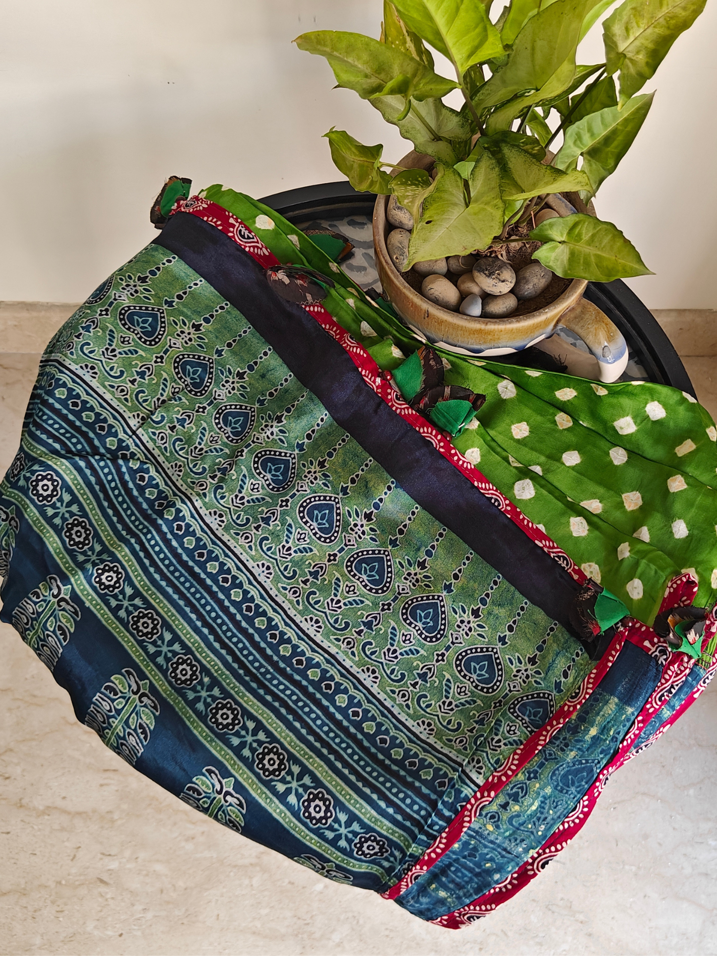 Modal Silk Patchwork Dupatta