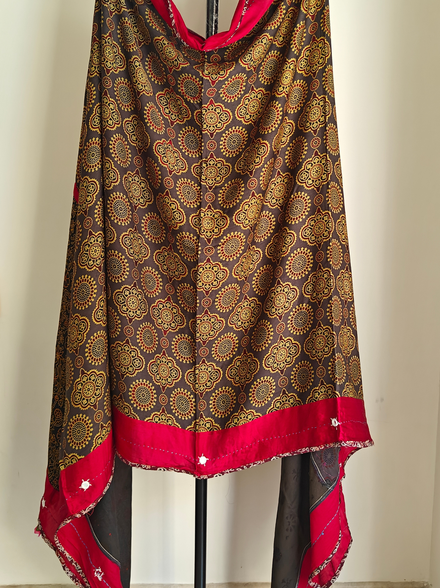 Modal Silk Patchwork Dupatta