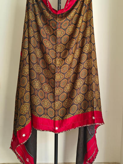 Modal Silk Patchwork Dupatta