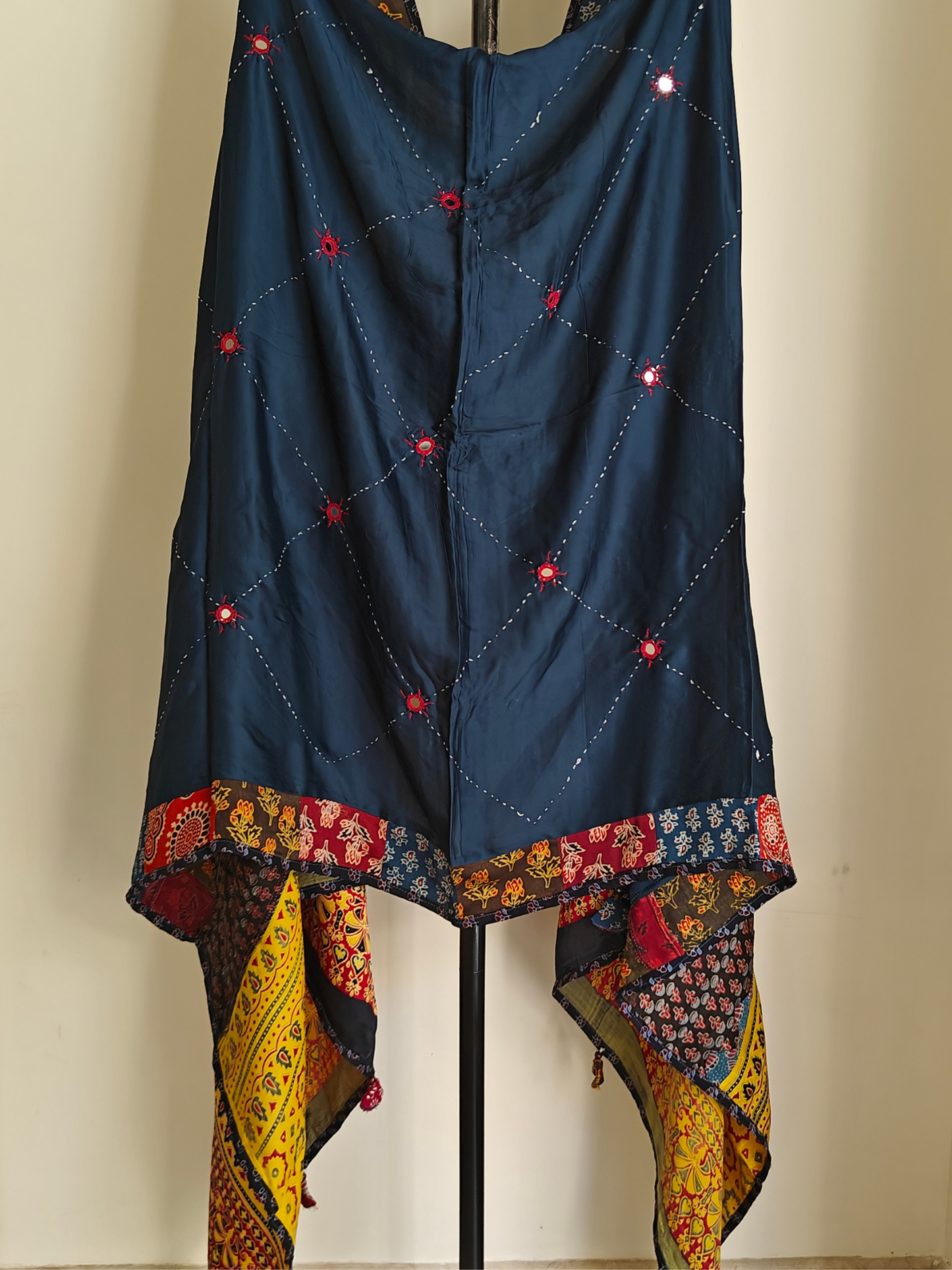 Modal Silk Patchwork Dupatta