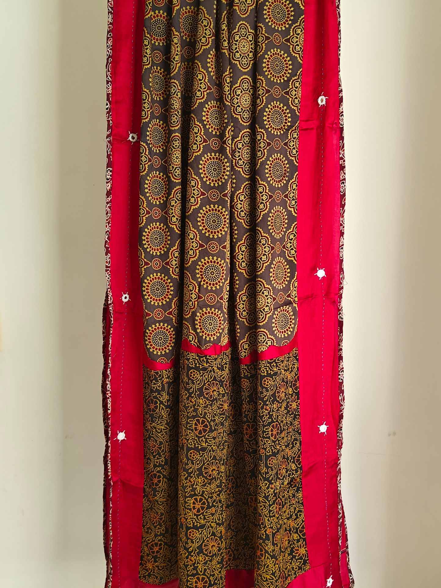 Modal Silk Patchwork Dupatta