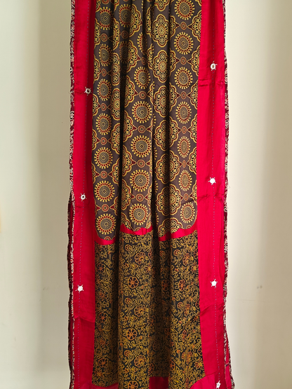 Modal Silk Patchwork Dupatta
