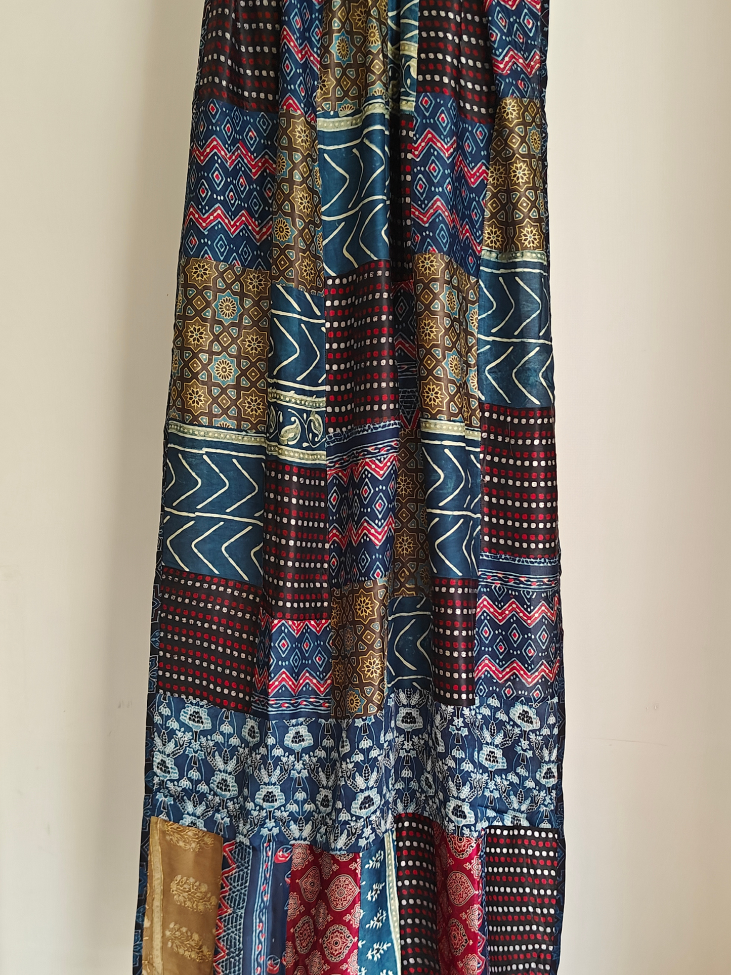 Modal Silk Patchwork Dupatta