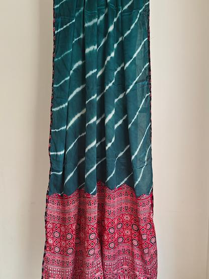Modal Silk Patchwork Dupatta