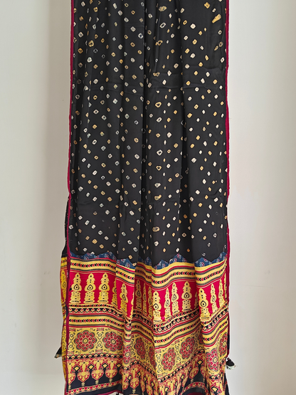 Modal Silk Patchwork Dupatta