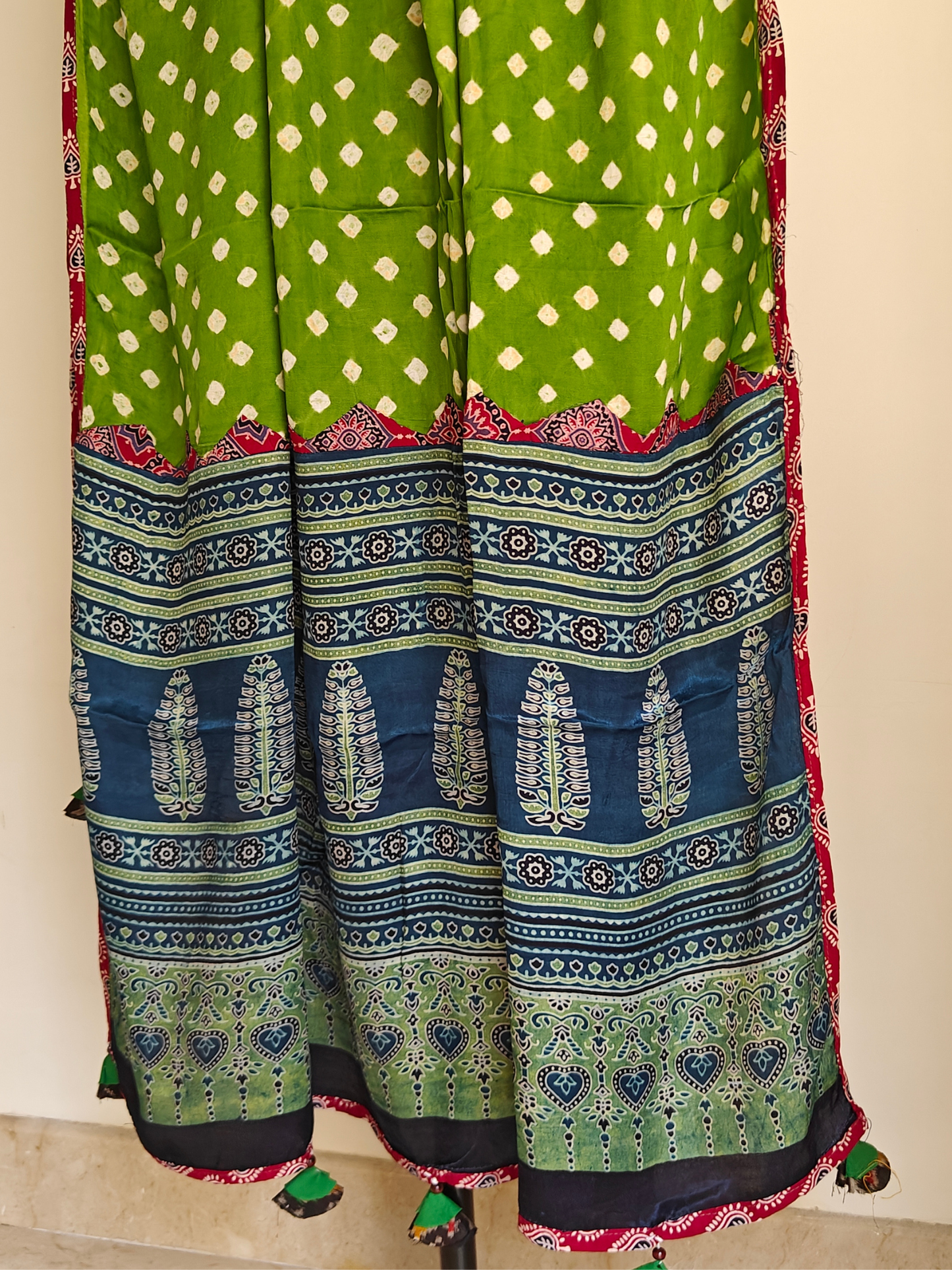 Modal Silk Patchwork Dupatta