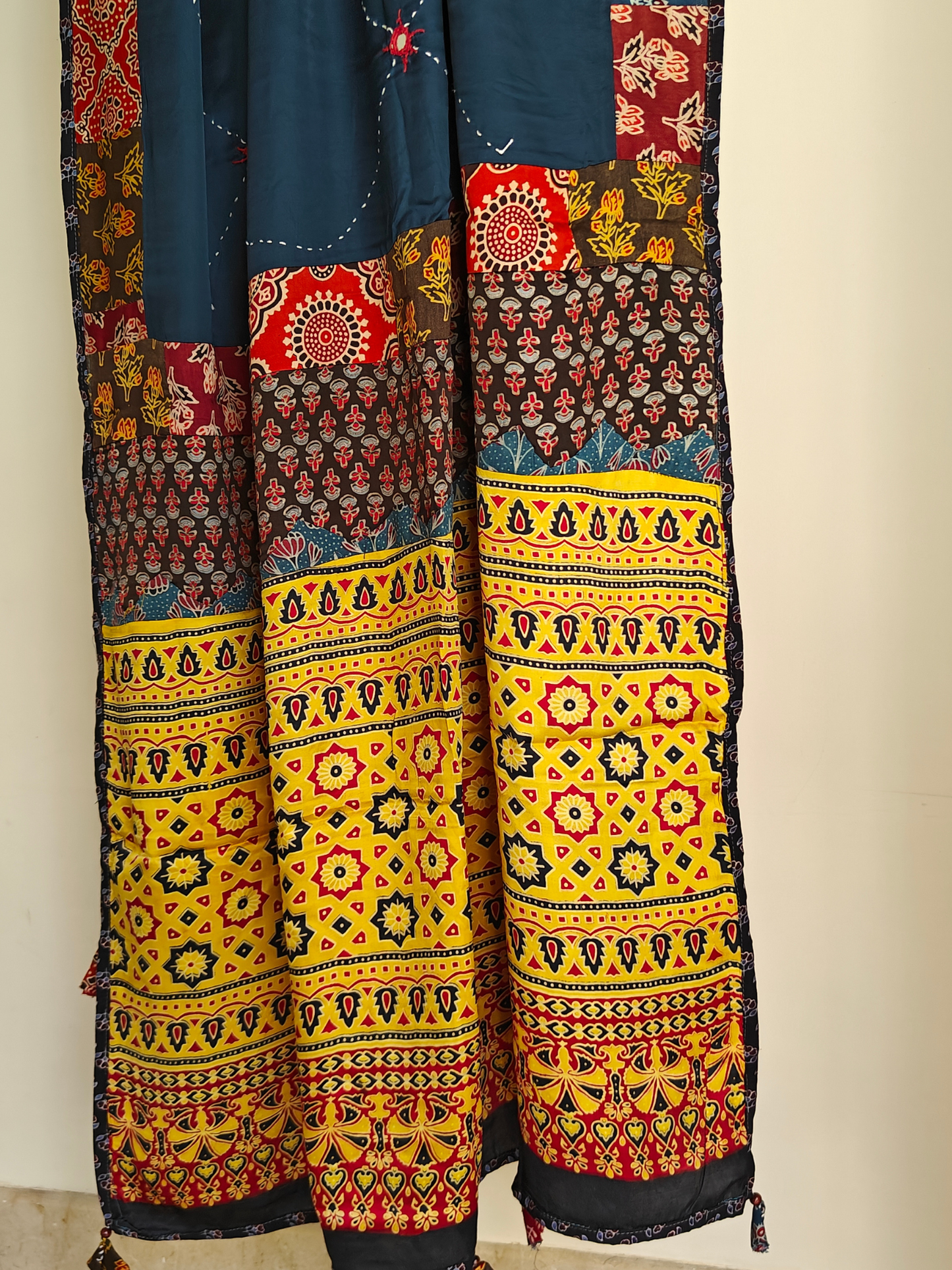 Modal Silk Patchwork Dupatta
