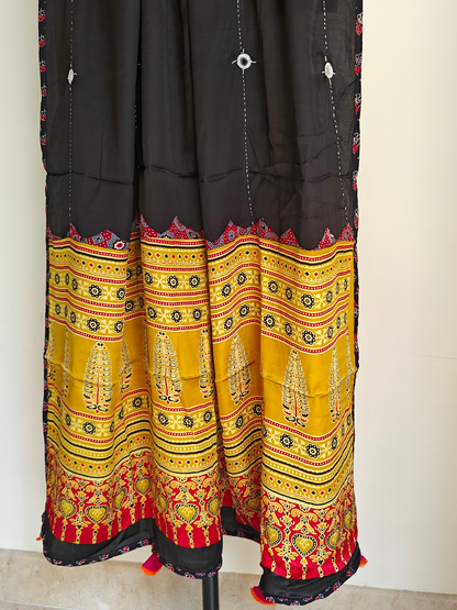 Modal Silk Patchwork Dupatta
